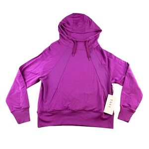 Tavi Cozy Paneled Hoodie Women S Purple TaviLuxe Fleece Hooded Athleisure